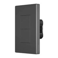 Interruptor de luz mecánico inteligente SONOFF Wi-Fi, negro - M5-2C-120